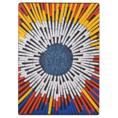 Abstract in tape—Starburst Klembord (Achterkant)