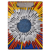 Abstract in tape—Starburst Klembord (Voorkant)