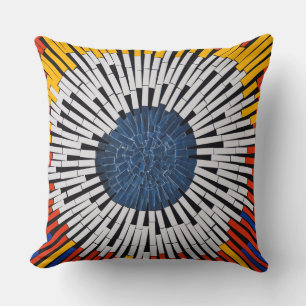 Abstract in tape—Starburst Kussen