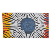 Abstract in tape—Starburst Kussensloop (Achterkant-Rechts)