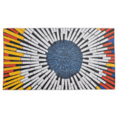 Abstract in tape—Starburst Kussensloop (Voorkant-Rechts)