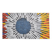 Abstract in tape—Starburst Kussensloop (Achterkant-Links)