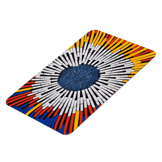 Abstract in tape—Starburst Magneet (Linkerzijde)