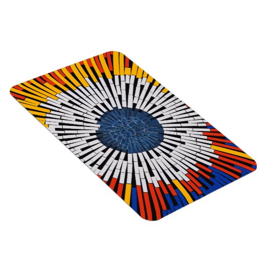 Abstract in tape—Starburst Magneet (Rechterzijde)