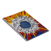 Abstract in tape—Starburst Notitieboek (Rechterzijde)