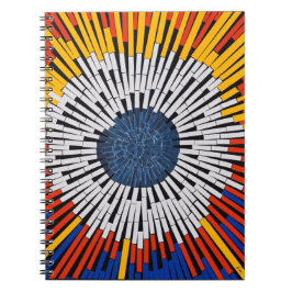 Abstract in tape—Starburst Notitieboek