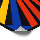 Abstract in tape—Starburst Poster (Hoek)