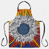 Abstract in tape—Starburst Schort (Voorkant)