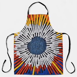 Abstract in tape—Starburst Schort