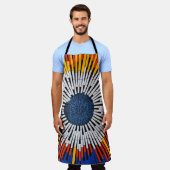 Abstract in tape—Starburst Schort (Gedragen)