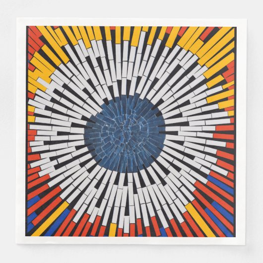 Abstract in tape—Starburst Servet (Voorkant)