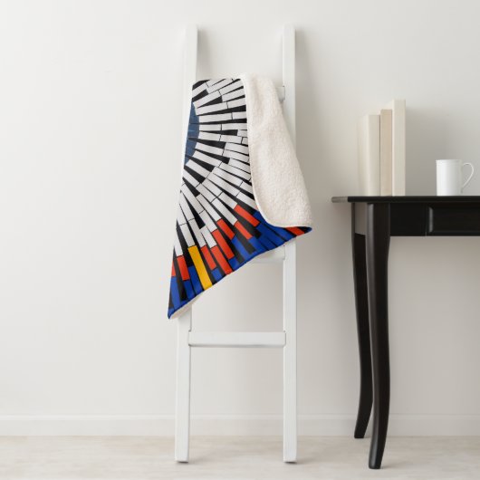 Abstract in tape—Starburst Sherpa Deken (In situ)