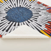 Abstract in tape—Starburst Sherpa Deken (3/4)