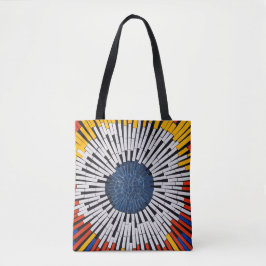 Abstract in tape—Starburst Tote Bag