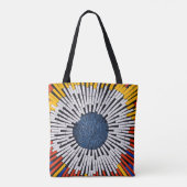 Abstract in tape—Starburst Tote Bag (Achterkant)