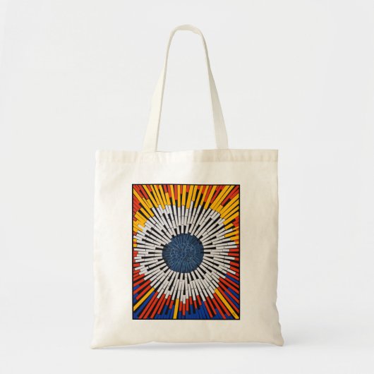 Abstract in tape—Starburst Tote Bag (Voorkant)