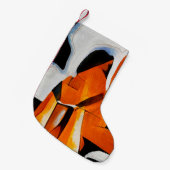 Abstract in the style of modern cubism based on th kleine kerstsok (Voorkant (Hangend))