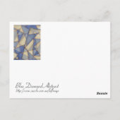 Abstract in vervagen briefkaart (Achterkant)