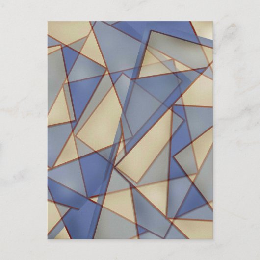 Abstract in vervagen briefkaart (Voorkant)