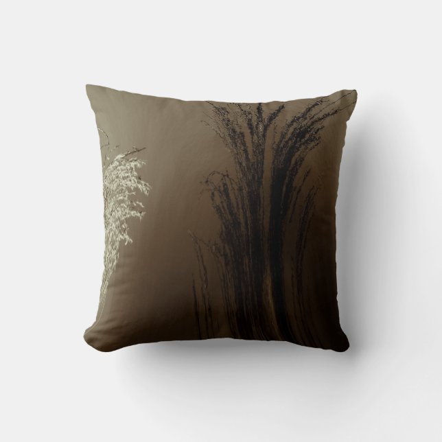 Abstract in Wheat Pillow Kussen (Voorkant)