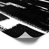 Abstract in zwart poster (Hoek)