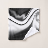 Abstract in zwart-wit bad handdoek (Wasdoekje)