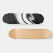 Abstract in zwart-wit persoonlijk skateboard (Horizontaal)