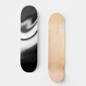 Abstract in zwart-wit persoonlijk skateboard (Voorkant)