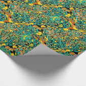 abstract Indiase look bakstenen patroon sari desig Cadeaupapier (Hoek)