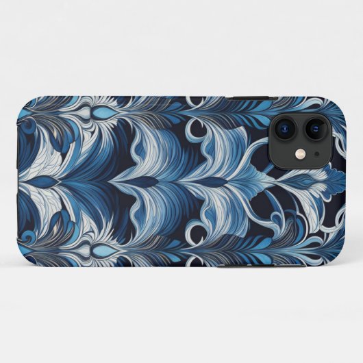 Abstract Indigo #1 Case-Mate iPhone Case (Achterkant (horizontaal))