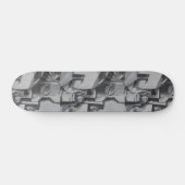 Abstract industriële afbeelding persoonlijk skateboard (Horizontaal)