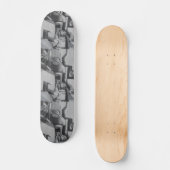 Abstract industriële afbeelding persoonlijk skateboard (Voorkant)