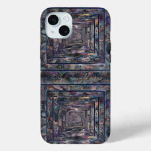 Abstract Infinity Pattern iPhone 15 Plus-Hoesje Mini Hoesje