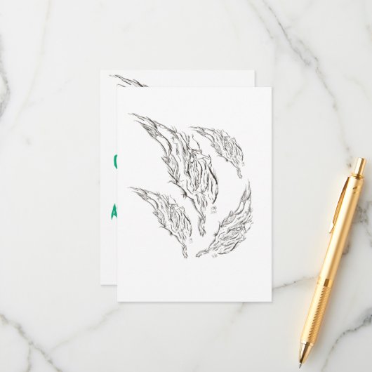 abstract informatiekaartje (Voorkant / Achterkant in situ)