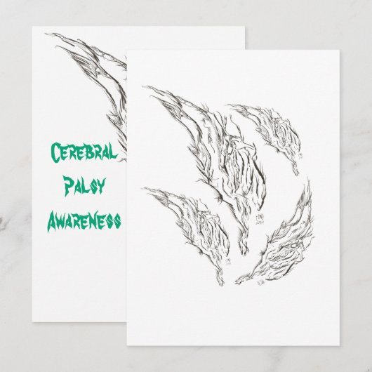 abstract informatiekaartje (Voorkant / Achterkant)