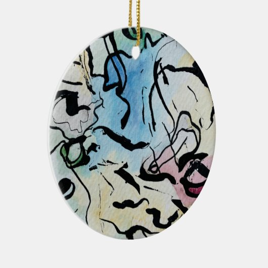 Abstract Ink Keramisch Ornament (Rechts)