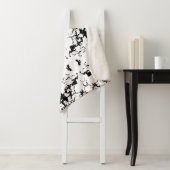 Abstract Ink Splatter Sherpa Blanket  Deken (In situ)