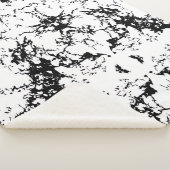 Abstract Ink Splatter Sherpa Blanket  Deken (3/4)