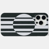 Abstract inkool, grijs en wit Case-Mate iPhone case (Achterkant (horizontaal))