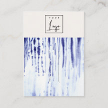 Abstract Inktblauw Lines Logo Hairclip Pin Holder