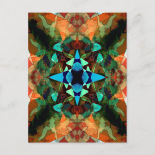 Abstract inktpatroon briefkaart