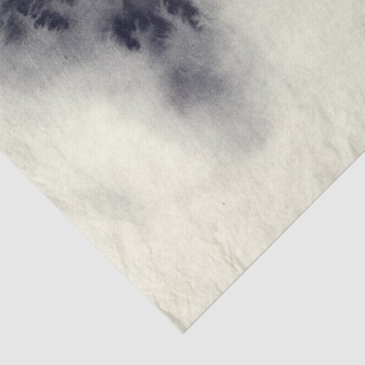 Abstract inktschilderij op grijze papiertextuur. tissuepapier (Detail)