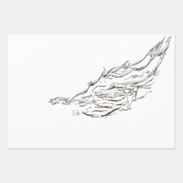 abstract inpakpapier vel