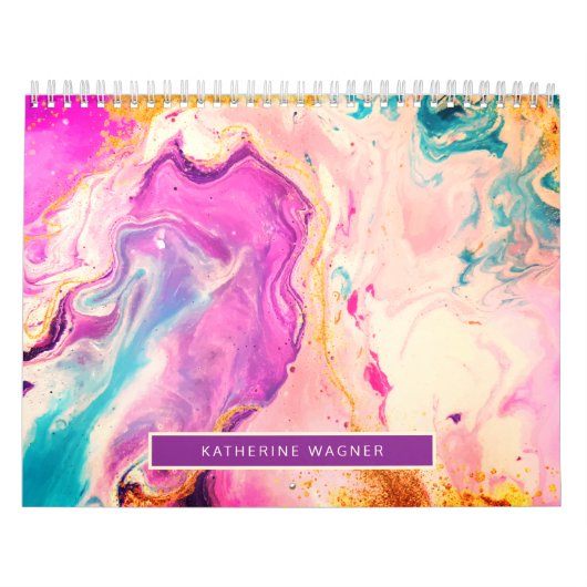 Abstract Inspirerend van de Verfdraai Citaten Mono Kalender (Hoes)