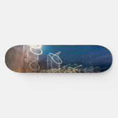 Abstract Intentional Camera Movement Night Light T Persoonlijk Skateboard (Horizontaal)