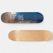 Abstract Intentional Camera Movement Night Light T Persoonlijk Skateboard (Horizontaal)