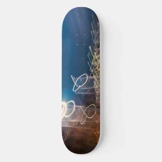 Abstract Intentional Camera Movement Night Light T Persoonlijk Skateboard (Voorkant)