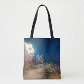 Abstract Intentional Camera Movement Night Light T Tote Bag (Voorkant)