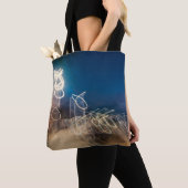Abstract Intentional Camera Movement Night Light T Tote Bag (Dichtbij)