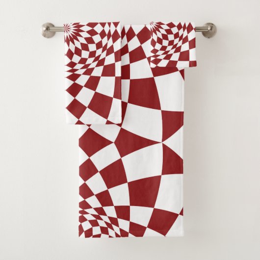 Abstract interieurontwerp bad handdoek (Insitu)